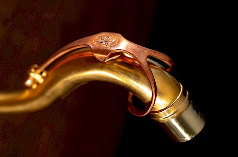 Tenor neck detail, slant solista
