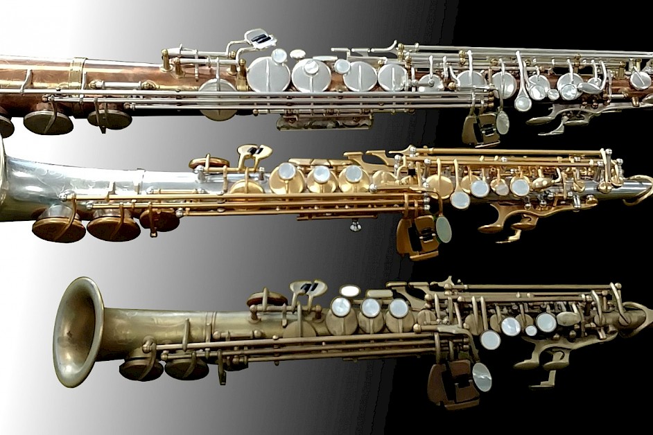 Sopranino detail, family saxello sfumato